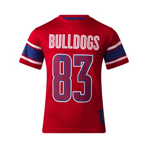 Made of red, white & blue ⚪️ #mightywest bit.ly/wbgoodfriappeal. Western Bulldogs Summer 2019 Youth Football Jersey - AFL