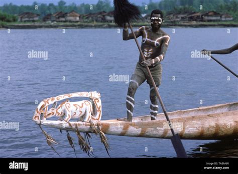 asmat people ethnic group living in the papua province of indonesia along the arafura sea