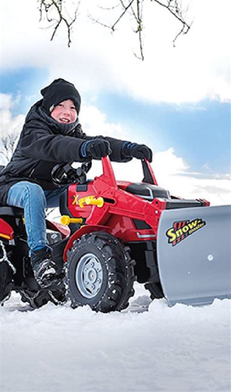 You Can Get Your Kids A Pedal Powered Snow Plow That Actually Lets Your
