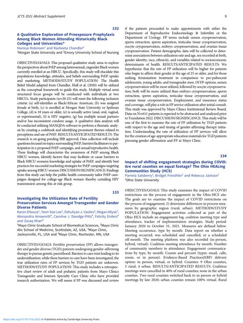 pdf 133 investigating the utilization rate of fertility preservation services amongst