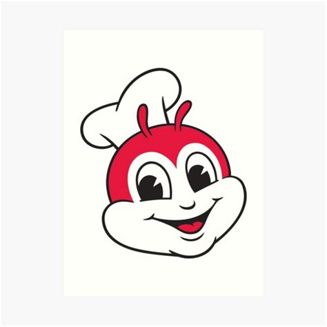 Jollibee Mascot Art Print For Sale By Redman17 Redbubble