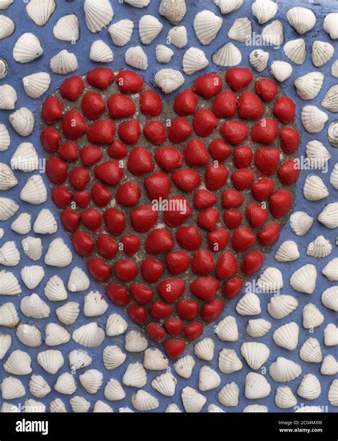 Heart Made Of Shells Stock Photo Alamy