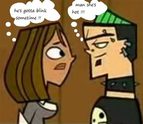 Duncan And Courtneys Epic Staring Contest Total Drama Island Fan Art 11360883 Fanpop