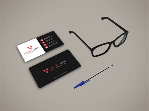 Clean And Simple Business Card Template By Mouritheme Codester