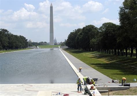 An Inside Look At Renovated Lincoln Memorial Reflecting Pool Cbs News