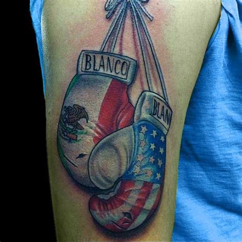 Boxing tattoo ideas photos and pictures collection that posted here was carefully selected and uploaded by rockymage team after choosing the ones that are best among the others. Boxing Glove Tattoos Ideas and Tips to Choose It | Full Tattoo
