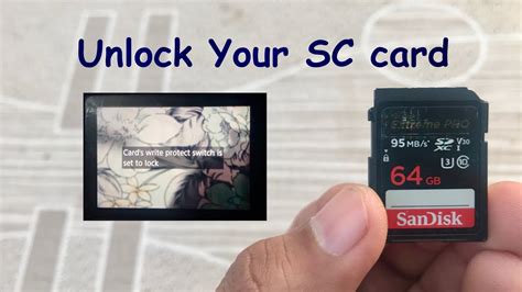 If so, please slide it down to unlock your sd card. Unlock Your SD Card | Fix Broken Lock Key Of SD Card | Fix SanDisk Card - YouTube