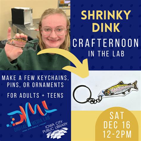 Shrinky Dink Crafternoon In The Lab Iowa City Downtown District