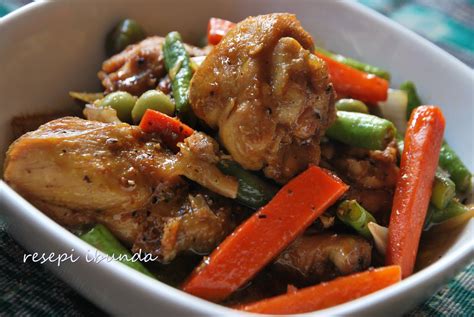 Ingin tahu, apa saja soto ayam terenak di indonesia? Secubit rahsia @ Secukup rasa: Ayam masak lada hitam dengan sayur campur