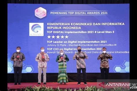 Kementerian Kominfo Raih Top Digital Award Antara News