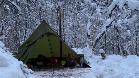 First Timewinter Backpacking With A Hot Tent Hot Tent Camping