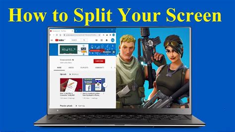 How To Enable Split Screen On Your Windows 10 Laptop Youtube