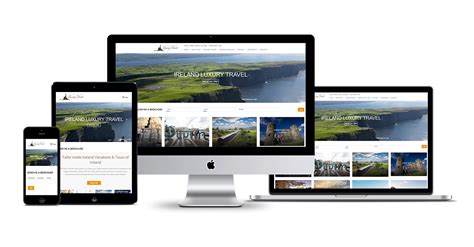 Ireland Luxury Travel Website by Ireland Website Design - Ireland Website Design