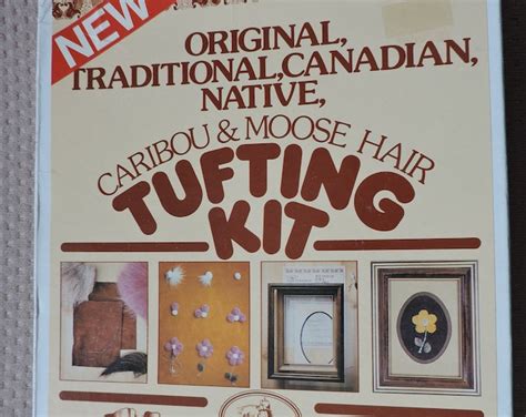 Caribou And Moose Hair Tufting Kit The Arctic Trading Company Etsy Canada