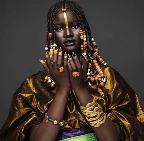 Senegalese Model Khoudia Diop Serves Melanin Goddess Vibes As She Celebrates Senegals