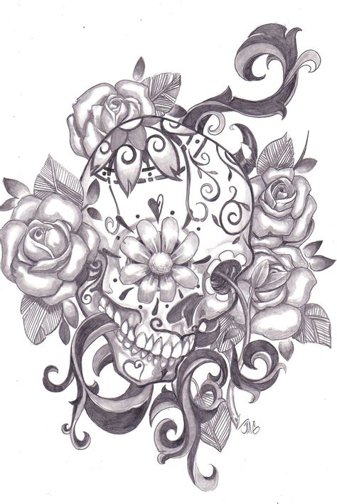 Sugar Skull Jmg Creations Sugar Skull Tattoos Skull Tattoos Tattoos