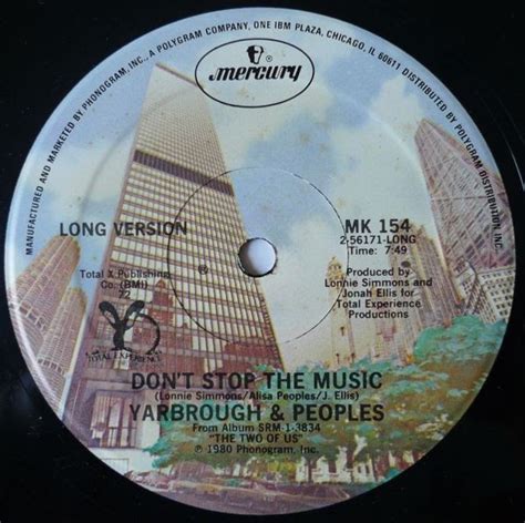 The Lost Archives Yarbrough And Peoples Dont Stop The Music 1980