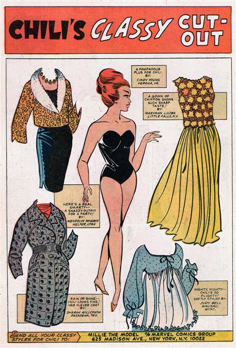Millie The Model Chili S Classy Cut Out Paper Doll Issu Flickr