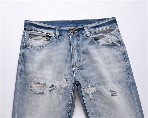 japanse retro gat gescheurd gewassen heren jeans d grandado