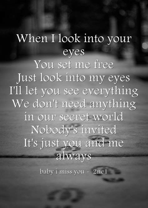 When I Look Into Your Eyes You Set Me Free Just Look Into My Eyes Ill