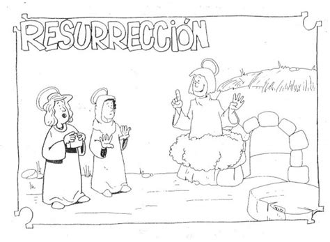 Dibujos De La Resurrección De Jesucristo Para Pintar Colorear Imágenes