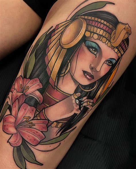 25 Drawing Cleopatra Tattoo Arrisedoardo