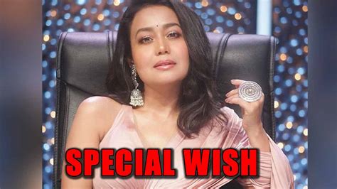 Neha Kakkars Special Birthday Wish For Her Jaan