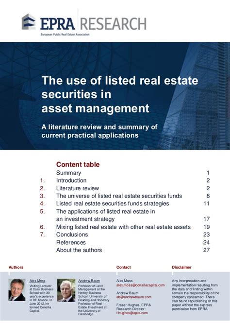 Fas is a nationwide asset management company providing reo, bpo, short sale, appraisal, title curative and valuation services for foreclosed, delinquent or bank owned properties. Use of listed real estate securities in asset management ...