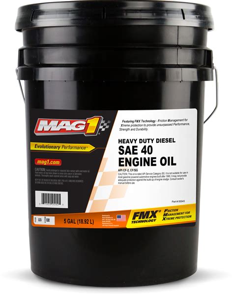 Mag 1 Sae 40 Heavy Duty Diesel Engine Oil Mag 1