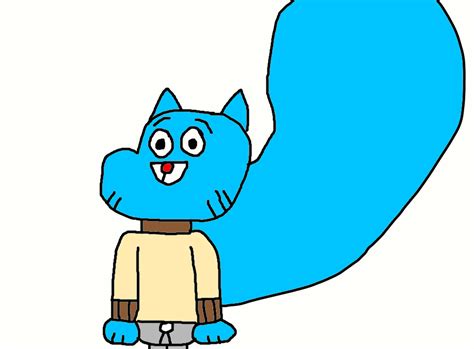 Gumball With His Big Humongous Tail By Mjegameandcomicfan89 On Deviantart