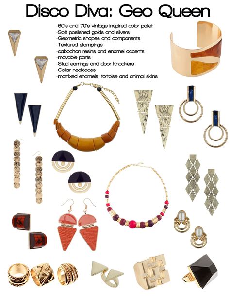 2012 Fall Jewelry Trend Disco Diva Rocks Paper Metal Fall Jewelry