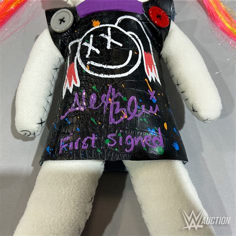 Alexa Bliss Signed Lilly Plush Doll First Signed Inscription Wwe