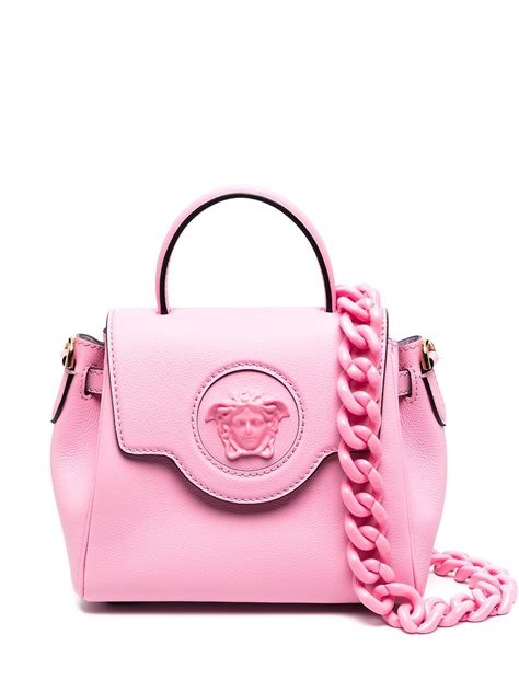 Versace Pink La Medusa Small Shoulder Bag Modesens