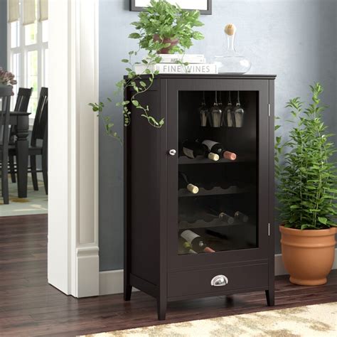Free shipping on prime eligible orders. Darby Home Co Bangor 20 Bottle Floor Wine Cabinet ...