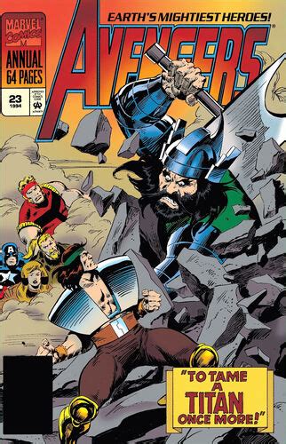 Avengers Annual Vol 1 23 Marvel Database Fandom