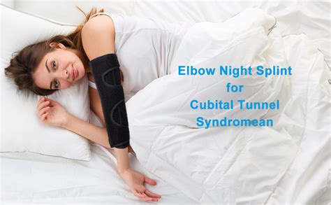 Elbow Brace Support Splint For Cubital Tunnel Syndrome Arthritis Pain