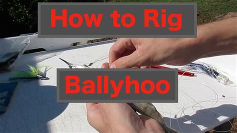 How To Rig Ballyhoo For Trolling Two Methods Youtube