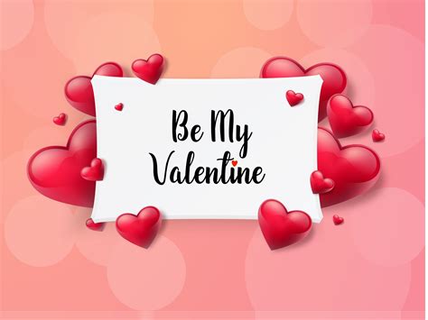 Valentine's day background with text box and beautiful ...