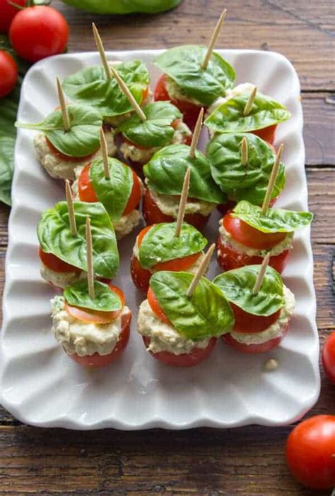 Skip the sandwich and make these easy stuffed avocados for lunch. stuffed cherry tomato appetizer recipes
