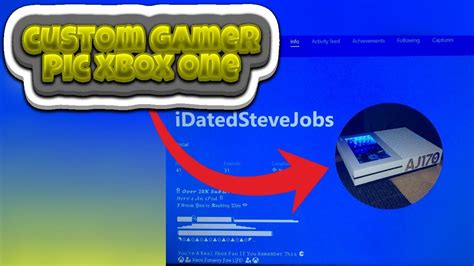 How To Get Custom Gamer Pictures On The Xbox One No Pc Free Youtube