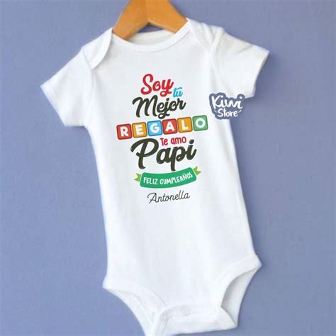 Mameluco Para Cumpleaños De Papá Mameluco Personalizado Para El