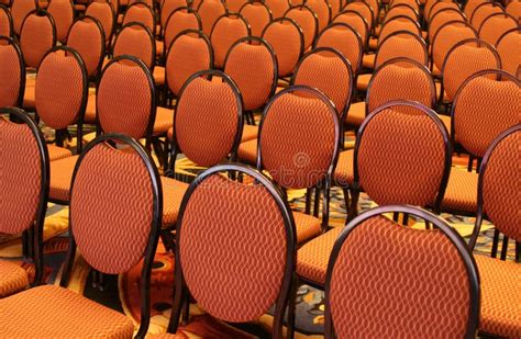 Open Seating At An Auditorium Stock Image Image Of Audience Lonely