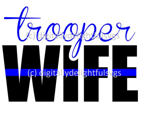 Trooper Wife Svg Wife Shirt Trooper Tech Company Logos