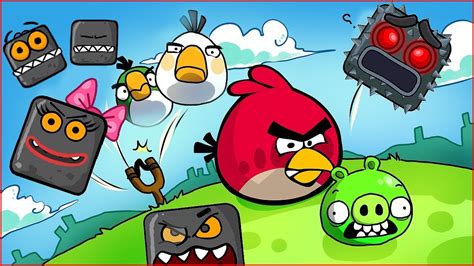 Angry Birds Animated In Red Ball 4 New Game 2018 Игра про КРАСНЫЙ
