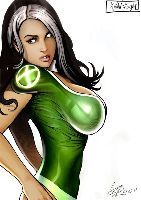 Rogue X On Deviantart Marvel Girls Comic Book Girl