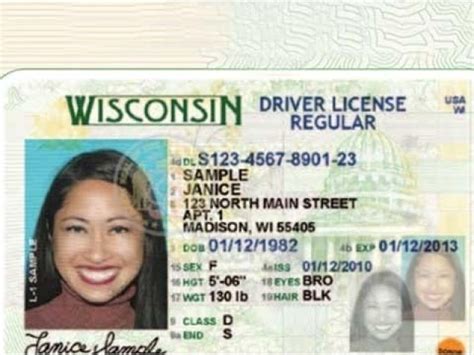 Wisconsin Drivers License Template Wisconsin Drivers License Template