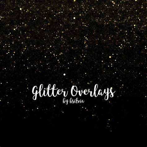 Glitter Overlays Yellow Glitter Overlays Gold Glitter