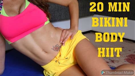 Bikini Body Workout Min Full Body Hiit Bodyweight Only Youtube
