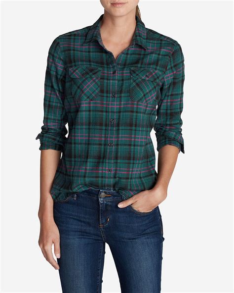 Women's Stine's Favorite Flannel Shirt | Eddie Bauer | Womens flannel shirt, Womens flannel tops ...