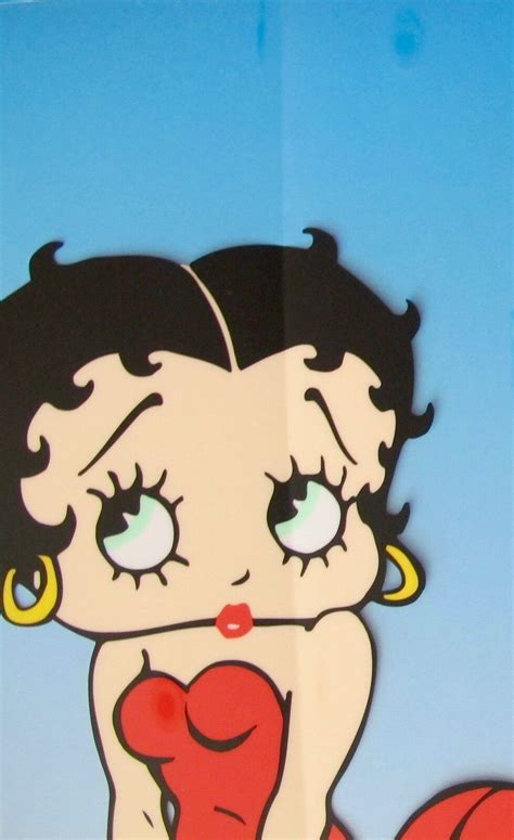 Betty Boop Marilyn Monroe Large Sericel Animation Cel With Bend Ebay